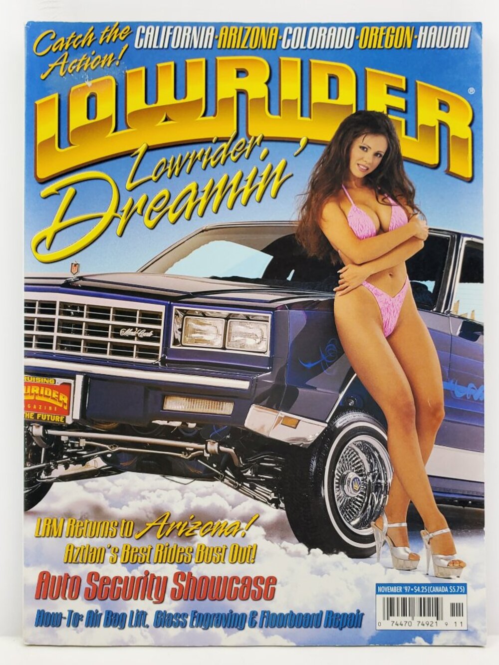 Lowrider Magazine Vintage Nov. 1997 Impala Blazer Fleetline Hawaii Phoenix Arte